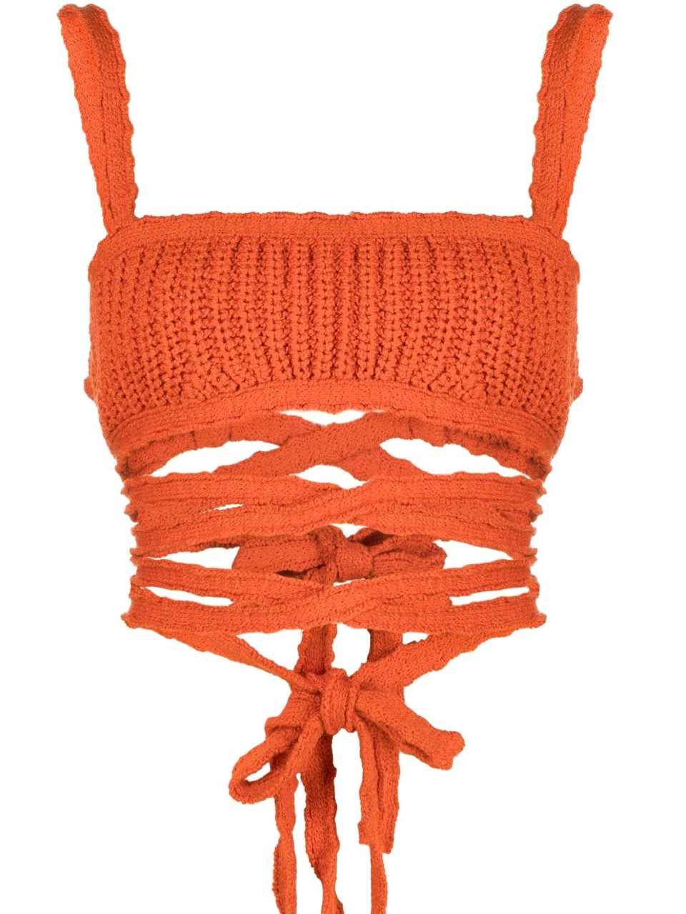Cheap Women sleeveless crochet-knit top Alanui 0707